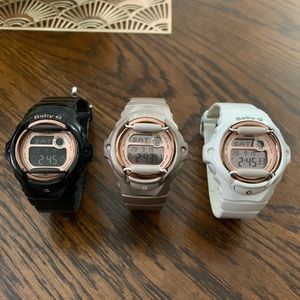 THREE ⌚️⌚️⌚️ Baby G Watches